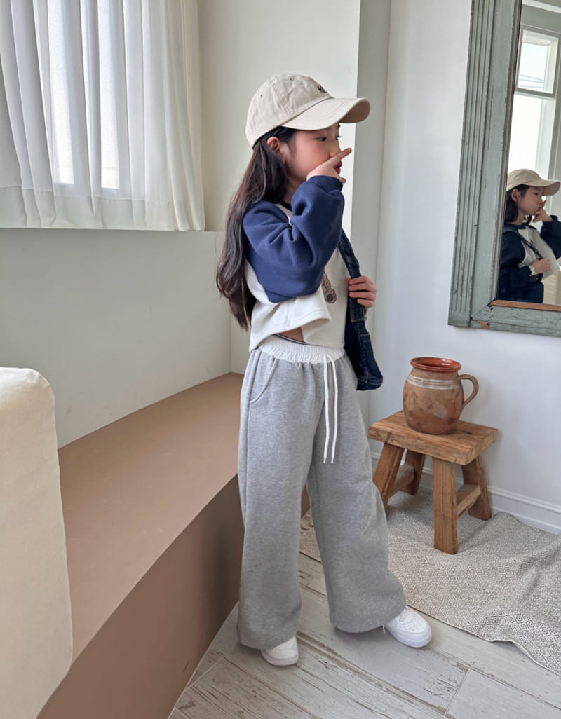 Comma - Korean Children Fashion - #magicofchildhood - Bear Crop Tee - 4