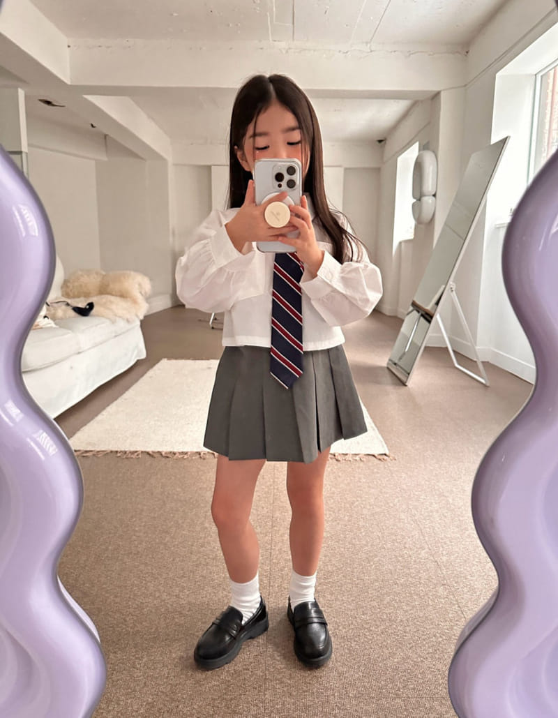 Comma - Korean Children Fashion - #minifashionista - Crop Shirt - 2