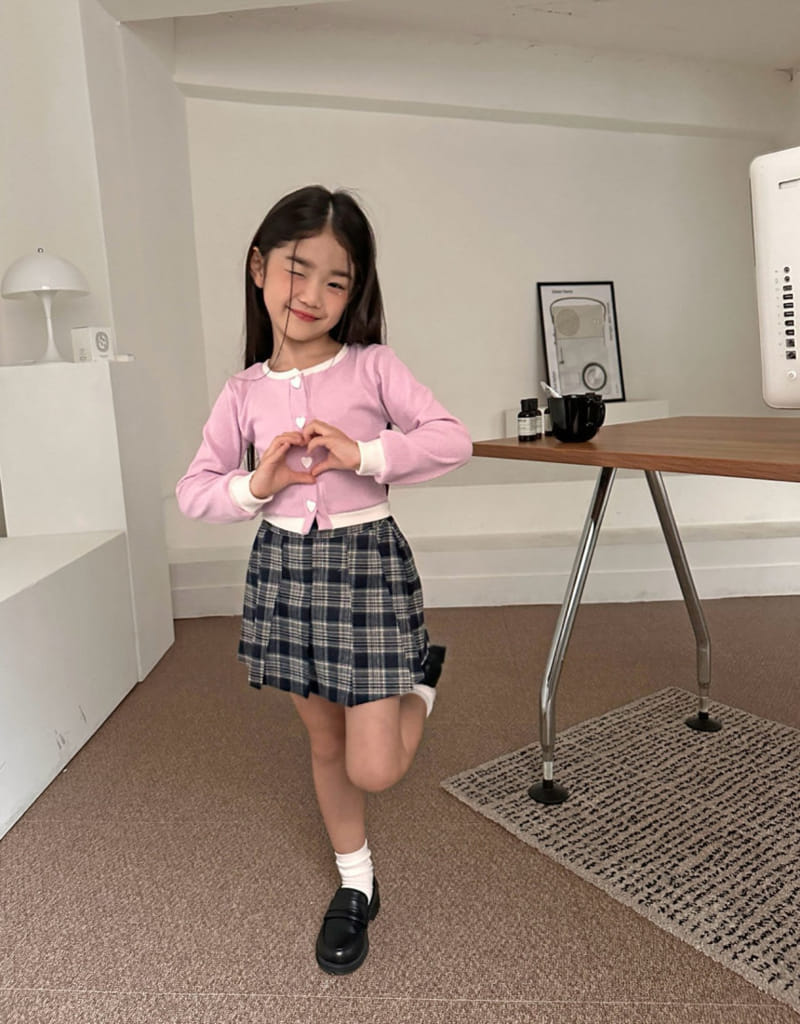 Comma - Korean Children Fashion - #stylishchildhood - Heart Cardigan - 8