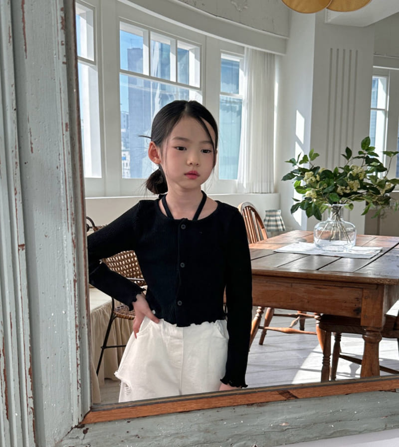 Comma - Korean Children Fashion - #stylishchildhood - Terry Cardigan