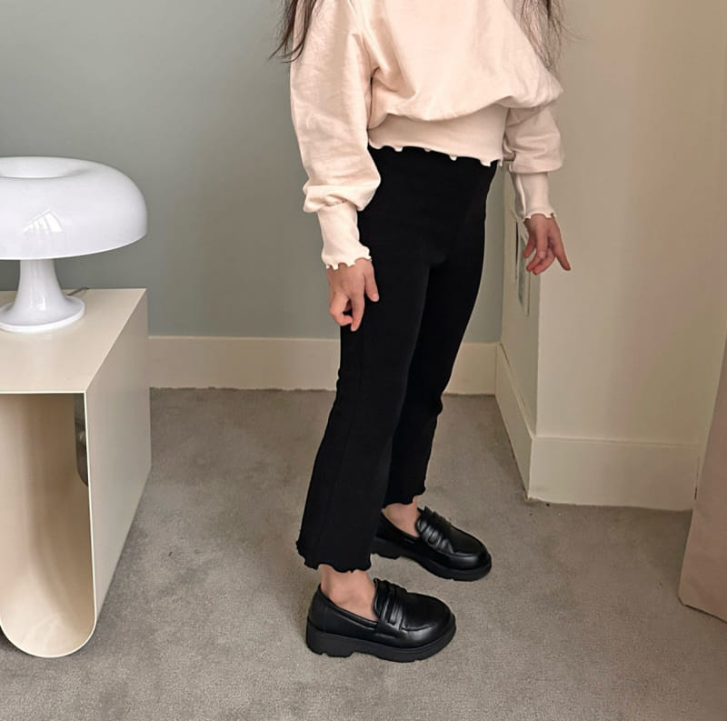 Comma - Korean Children Fashion - #toddlerclothing - Terry Boots Cut Pants
