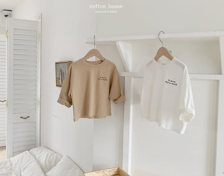 Cotton House - Korean Children Fashion - #childofig - Love  Slab Tee