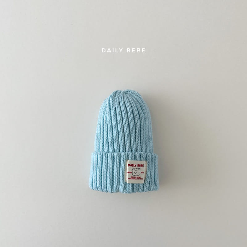 Daily Bebe - Korean Children Fashion - #Kfashion4kids - Patch Long Beanie - 7