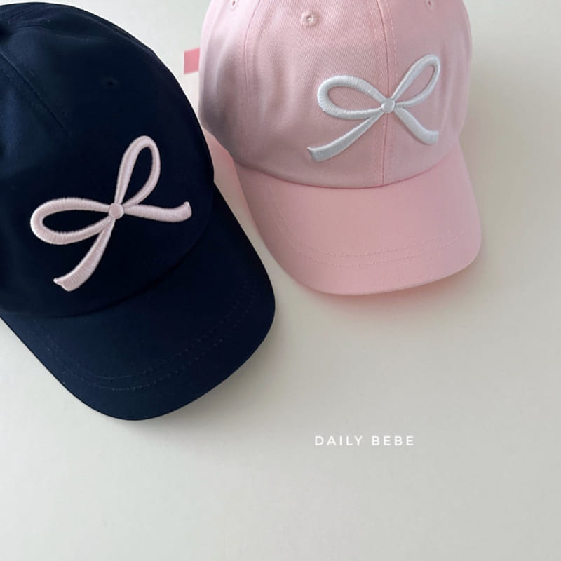 Daily Bebe - Korean Children Fashion - #Kfashion4kids - Ribbon Ball Cap - 2