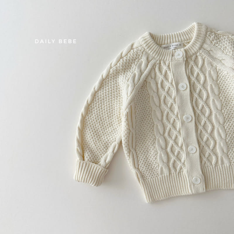 Daily Bebe - Korean Children Fashion - #Kfashion4kids - Spring Twiddle Cardigan - 3
