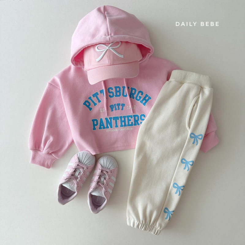Daily Bebe - Korean Children Fashion - #childofig - Pittsburgher Hoody Tee - 6