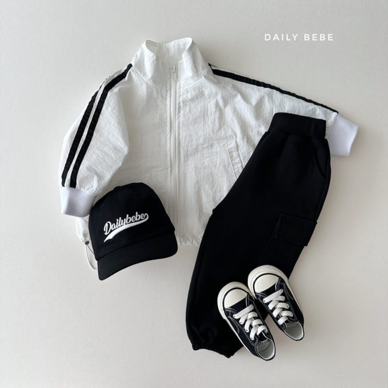 Daily Bebe - Korean Children Fashion - #childofig - Line Windbreak - 7