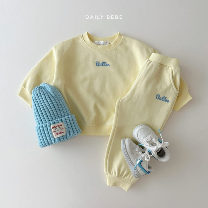 Daily Bebe - Korean Children Fashion - #childrensboutique - Butter Top Bottom Set - 2
