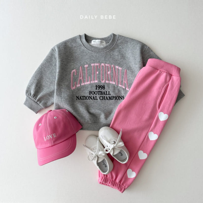 Daily Bebe - Korean Children Fashion - #discoveringself - Heart Jogger Pants - 8