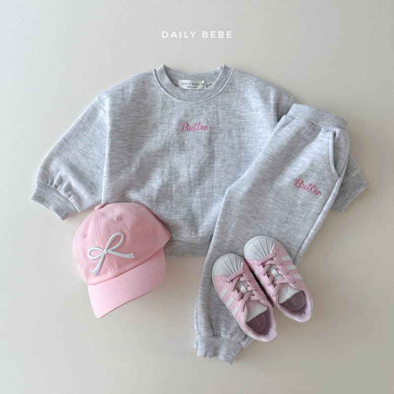 Daily Bebe - Korean Children Fashion - #fashionkids - Butter Top Bottom Set - 5