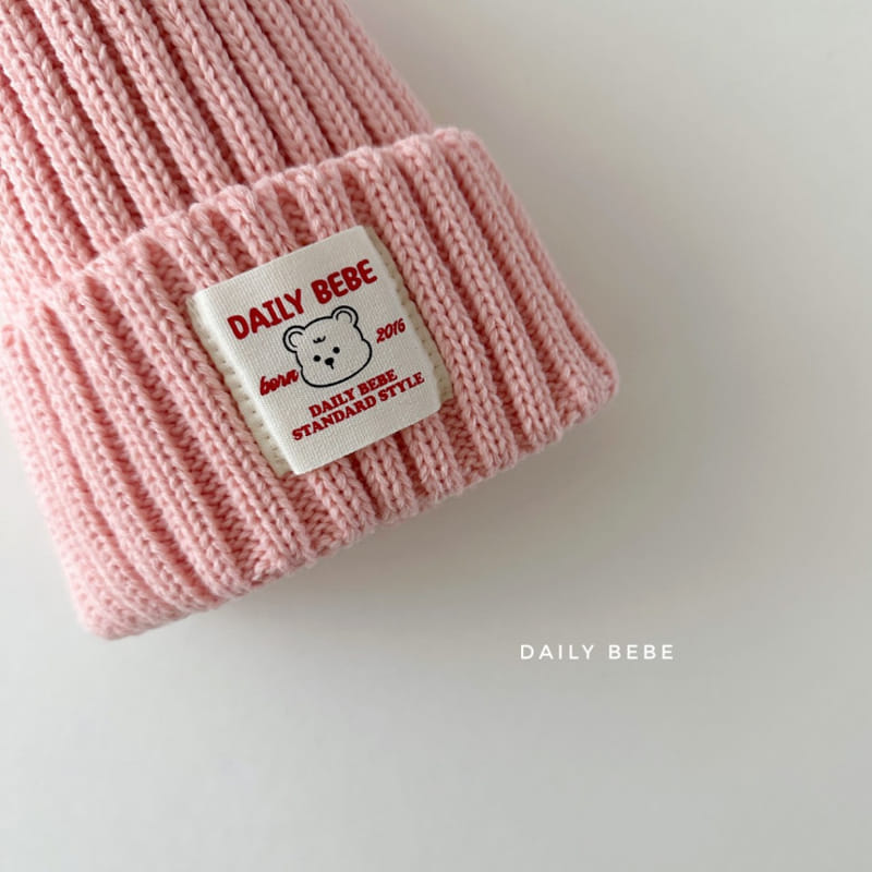 Daily Bebe - Korean Children Fashion - #fashionkids - Patch Long Beanie - 4