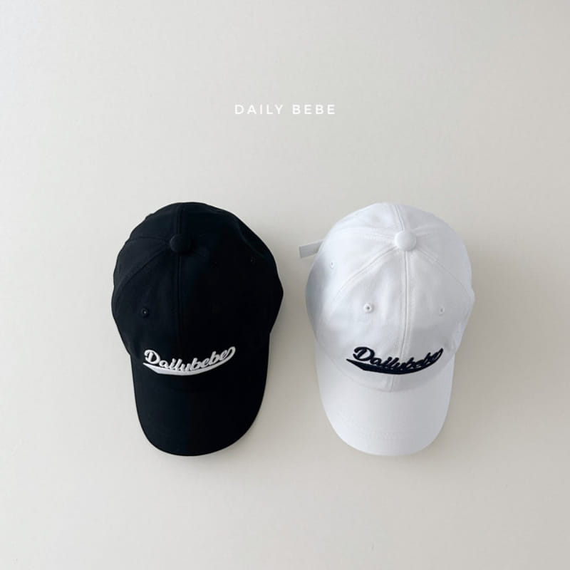 Daily Bebe - Korean Children Fashion - #kidsshorts - Daily Embroidery Ball Cap