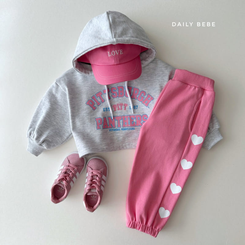 Daily Bebe - Korean Children Fashion - #kidsshorts - Pittsburgher Hoody Tee - 11