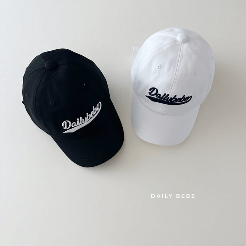 Daily Bebe - Korean Children Fashion - #kidsstore - Daily Embroidery Ball Cap - 2