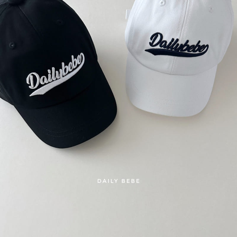 Daily Bebe - Korean Children Fashion - #kidzfashiontrend - Daily Embroidery Ball Cap - 3