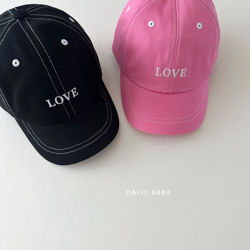 Daily Bebe - Korean Children Fashion - #kidzfashiontrend - Love Ball Cap - 2