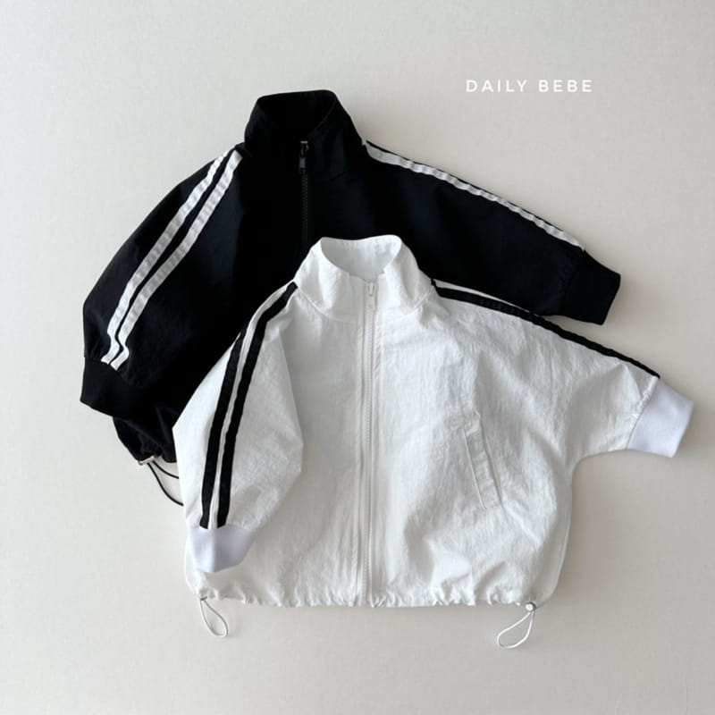 Daily Bebe - Korean Children Fashion - #kidzfashiontrend - Line Windbreak