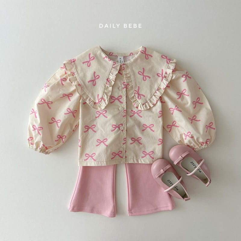 Daily Bebe - Korean Children Fashion - #littlefashionista - Spring Boots Cut Pants - 6