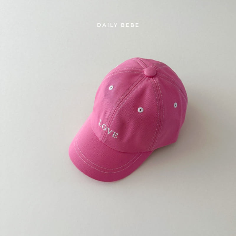 Daily Bebe - Korean Children Fashion - #Kfashion4kids - Love Ball Cap - 4