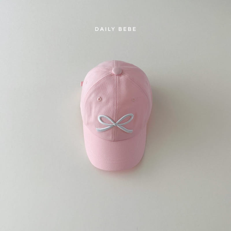 Daily Bebe - Korean Children Fashion - #littlefashionista - Ribbon Ball Cap - 3