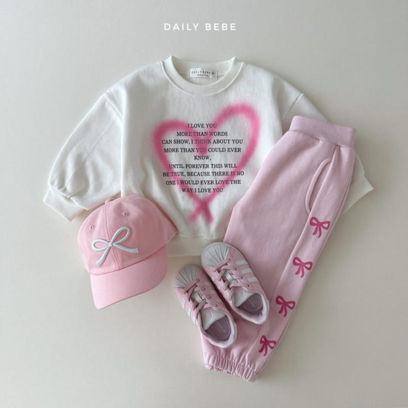 Daily Bebe - Korean Children Fashion - #littlefashionista - Ribbon Jogger Pants - 6
