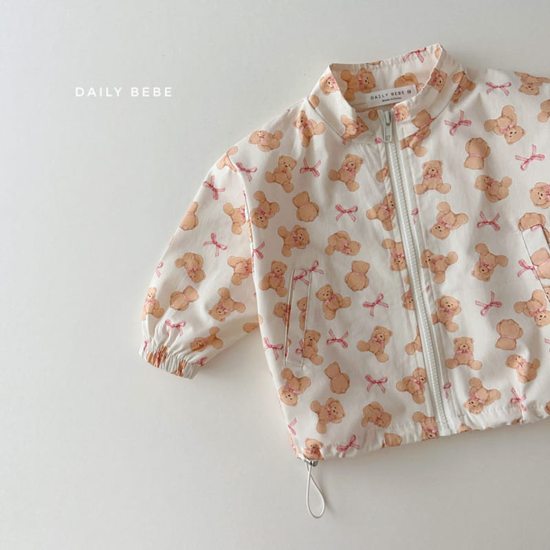 Daily Bebe - Korean Children Fashion - #littlefashionista - Pattern Windbreak - 3