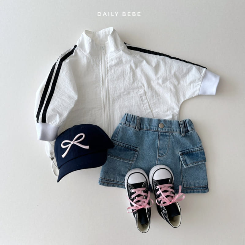 Daily Bebe - Korean Children Fashion - #littlefashionista - Line Windbreak - 3