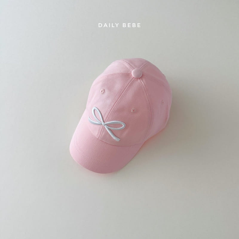 Daily Bebe - Korean Children Fashion - #littlefashionista - Ribbon Ball Cap - 4