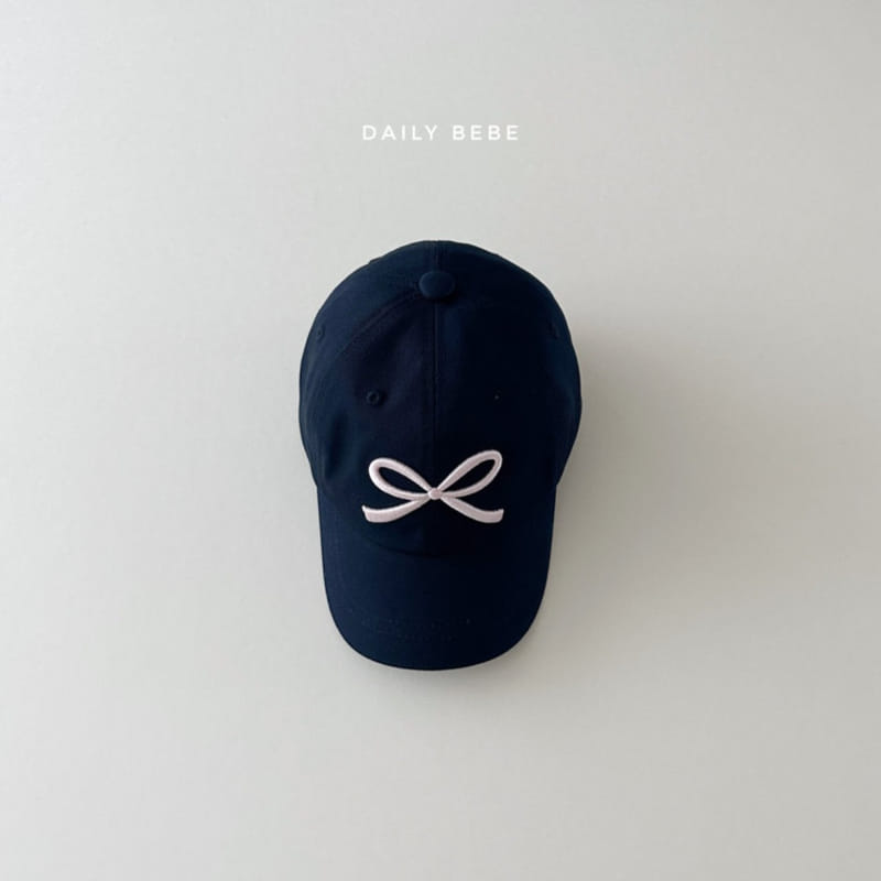 Daily Bebe - Korean Children Fashion - #minifashionista - Ribbon Ball Cap - 5