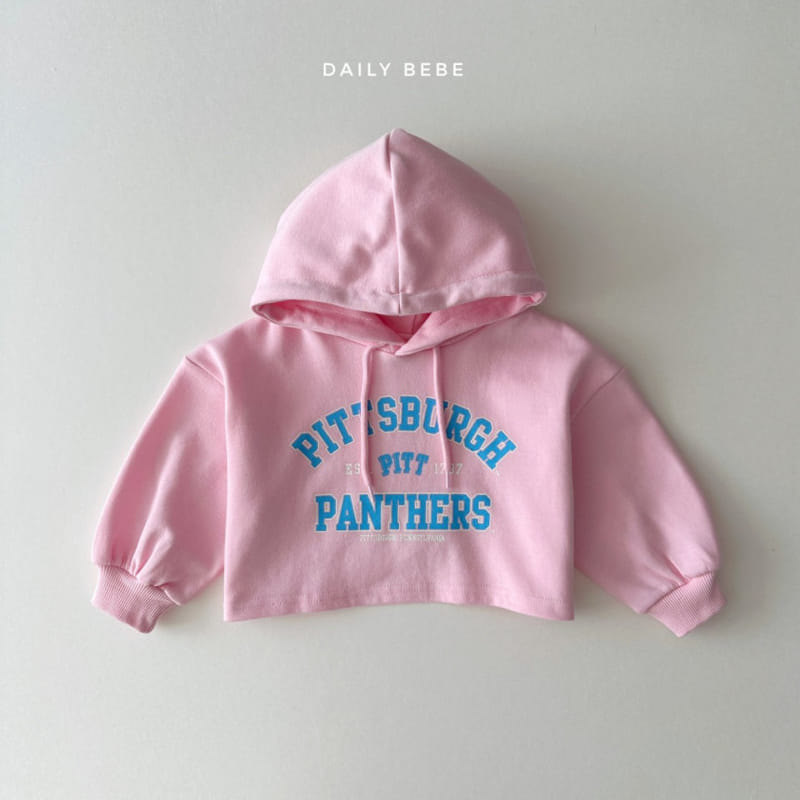 Daily Bebe - Korean Children Fashion - #prettylittlegirls - Pittsburgher Hoody Tee - 2
