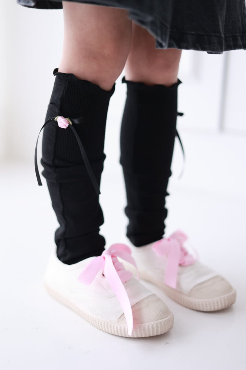 Dalla - Korean Children Fashion - #Kfashion4kids - Rib Knee Socks - 9