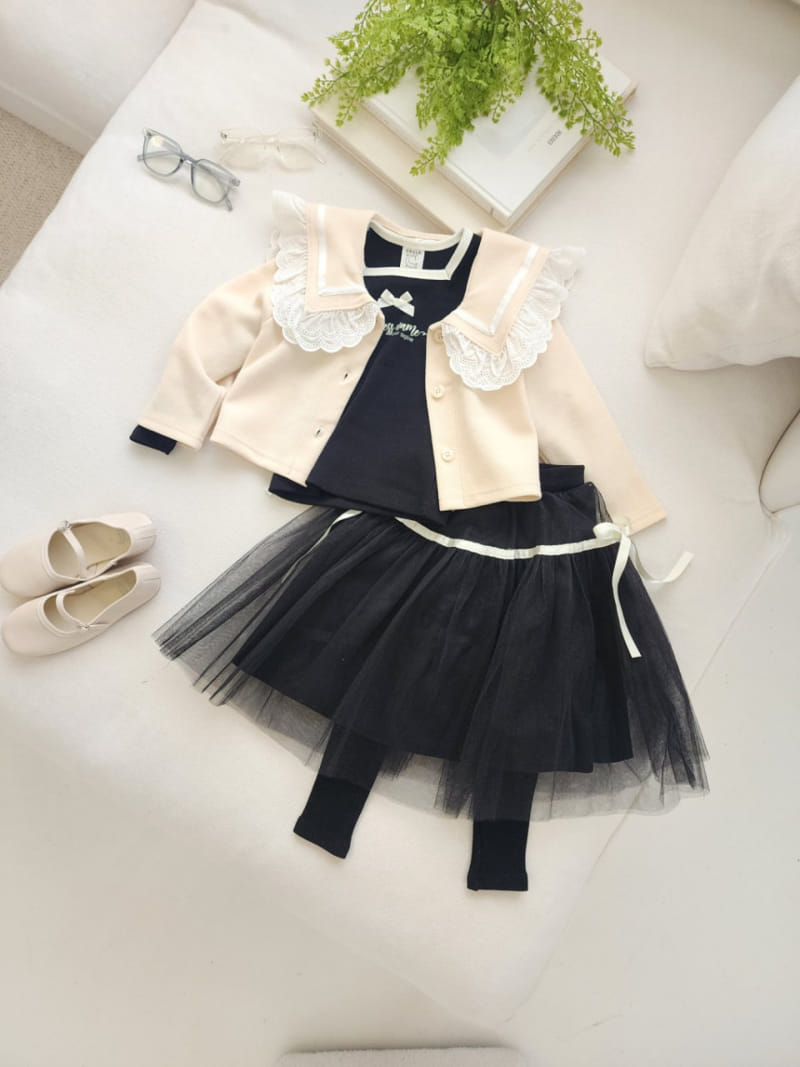 Dalla - Korean Children Fashion - #childofig - Bling Sha Skirt Leggings - 8