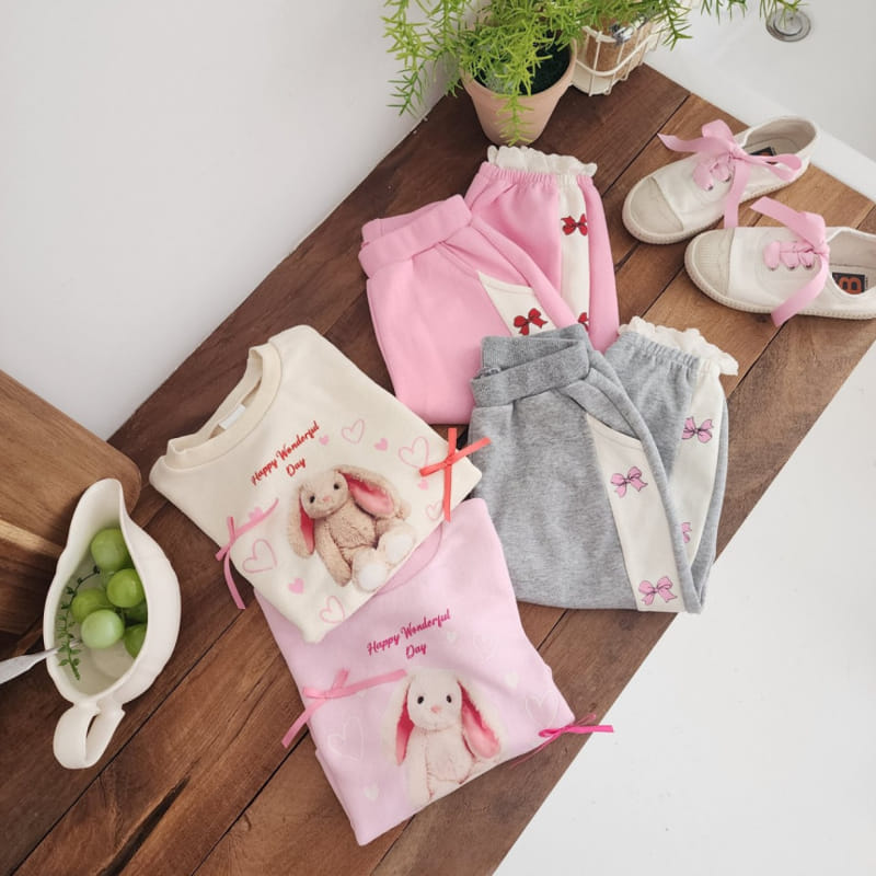 Dalla - Korean Children Fashion - #kidsshorts - Color Ribbon Jogger Pants - 11