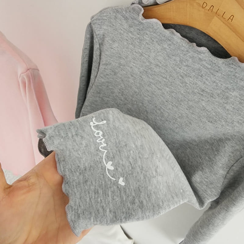 Dalla - Korean Children Fashion - #kidsshorts - Soft Terry Tee - 9