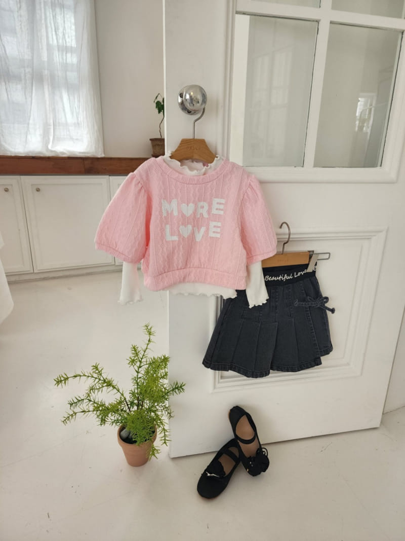 Dalla - Korean Children Fashion - #kidsstore - Soft Terry Tee - 10