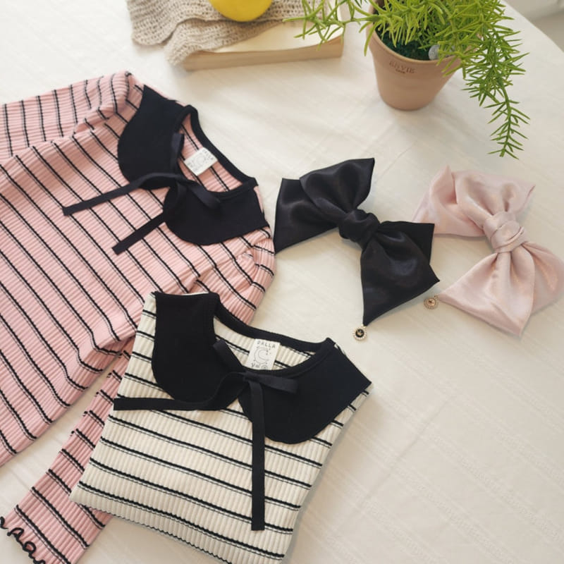 Dalla - Korean Children Fashion - #kidzfashiontrend - Rib ST Tee - 5