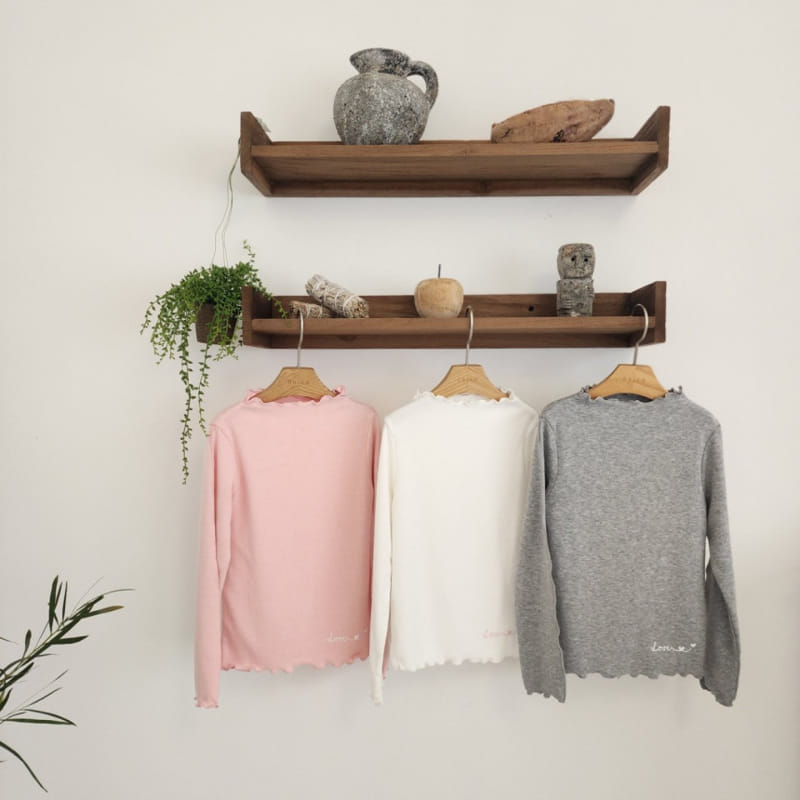 Dalla - Korean Children Fashion - #stylishchildhood - Soft Terry Tee - 3