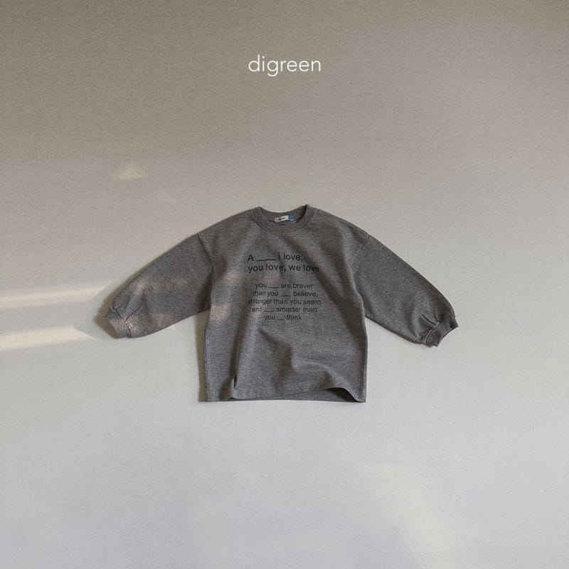 Digreen - Korean Children Fashion - #Kfashion4kids - Love Tee - 6
