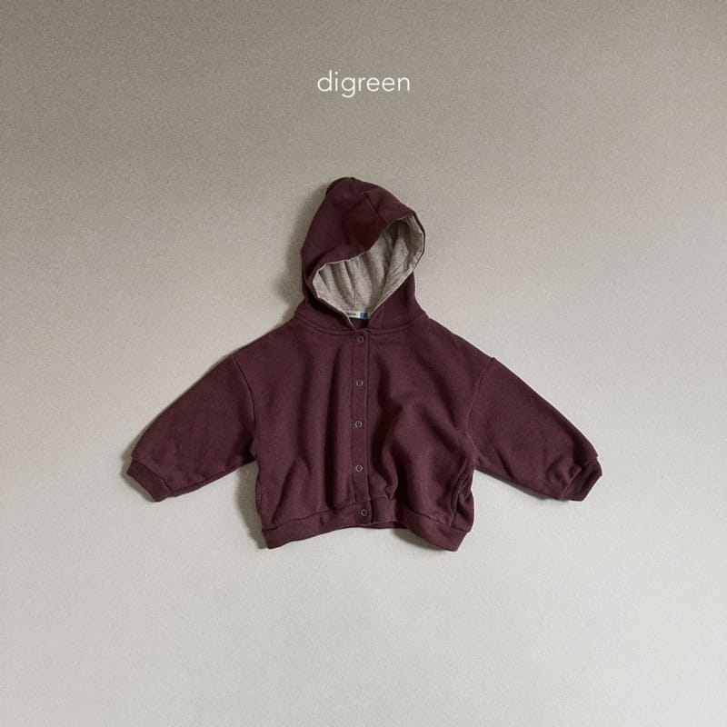 Digreen - Korean Children Fashion - #Kfashion4kids - Lala Hoody Zip Up - 5