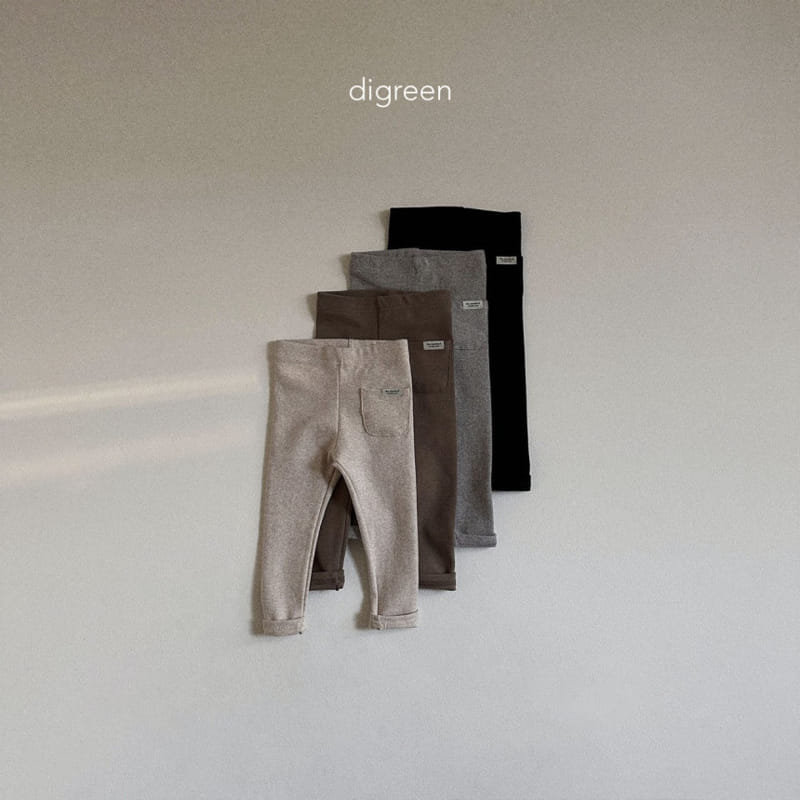 Digreen - Korean Children Fashion - #Kfashion4kids - Pocket Leggings - 2