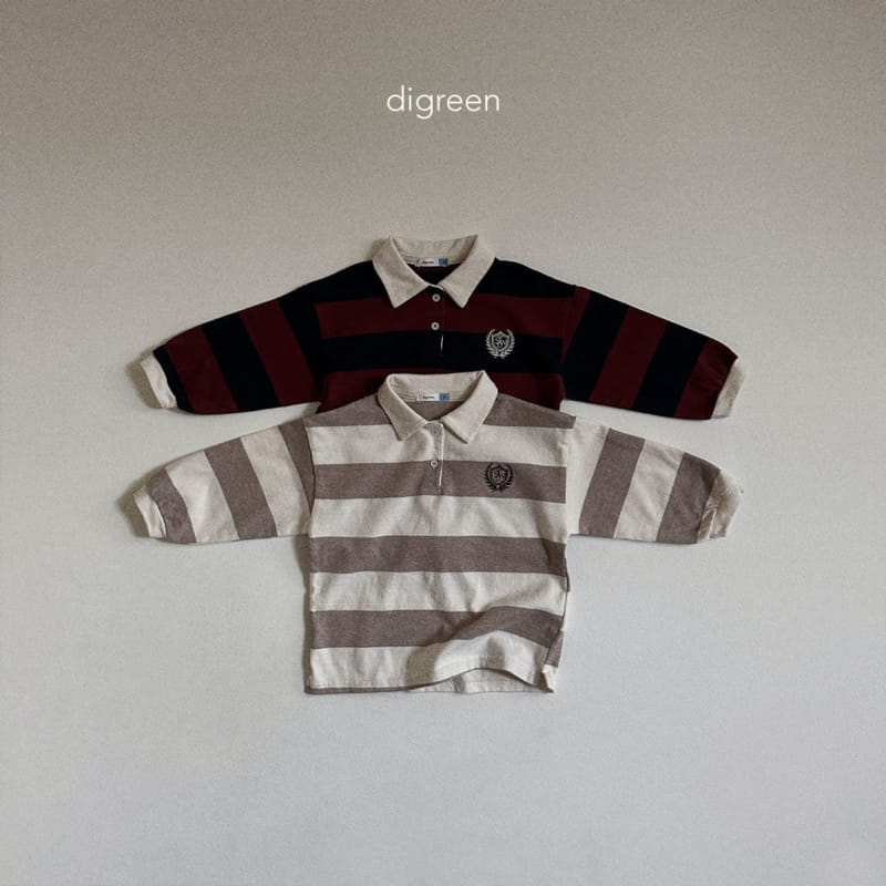 Digreen - Korean Children Fashion - #childofig - Rugby Tee