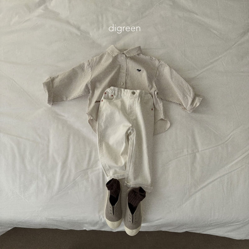 Digreen - Korean Children Fashion - #childofig - Cream Pants - 9