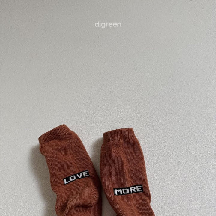 Digreen - Korean Children Fashion - #childofig - More Love Socks - 5