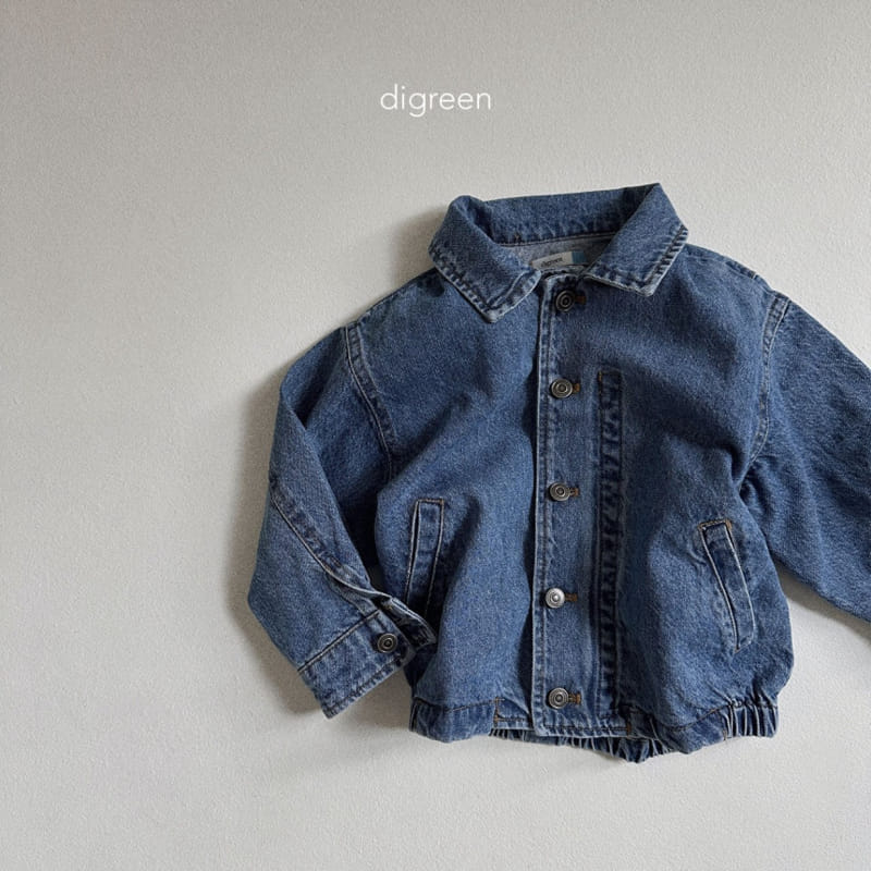 Digreen - Korean Children Fashion - #childrensboutique - Denim Jacket - 5