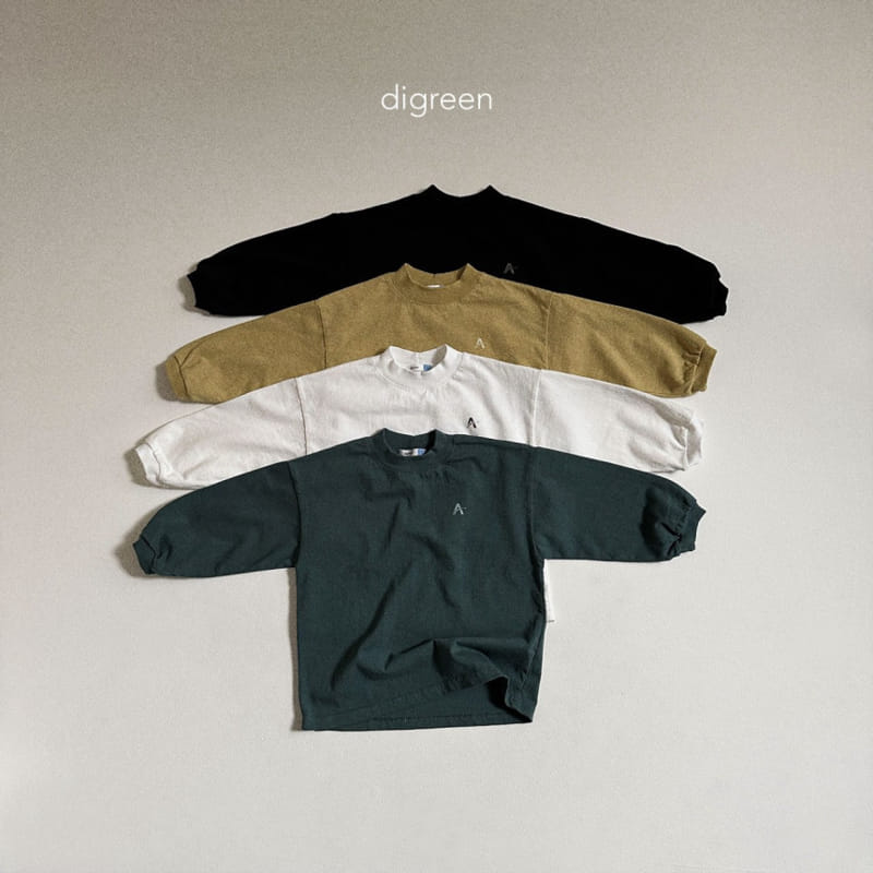 Digreen - Korean Children Fashion - #childrensboutique - A Half Neck Tee - 2