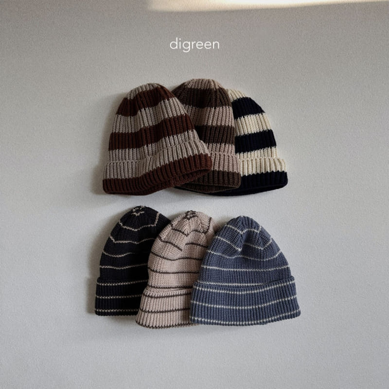 Digreen - Korean Children Fashion - #childrensboutique - Line Beanie - 11