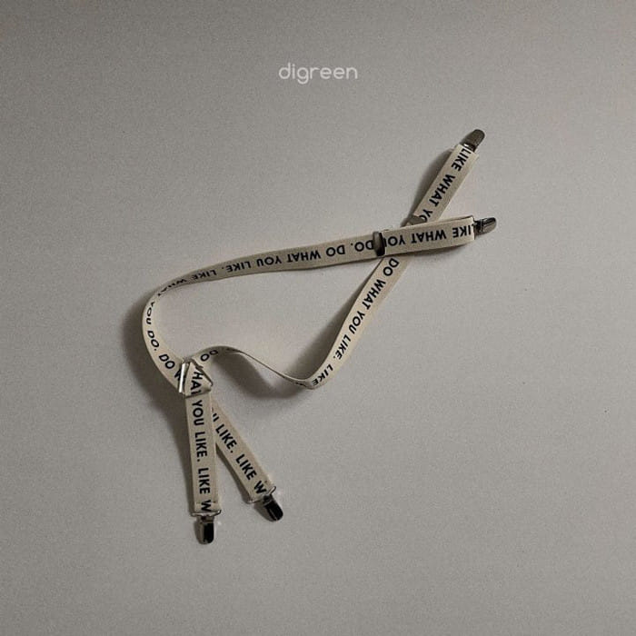 Digreen - Korean Children Fashion - #designkidswear - Lettering Suspenders