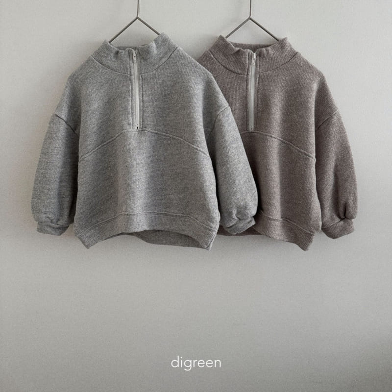 Digreen - Korean Children Fashion - #discoveringself - Boca Half Open Zip Up