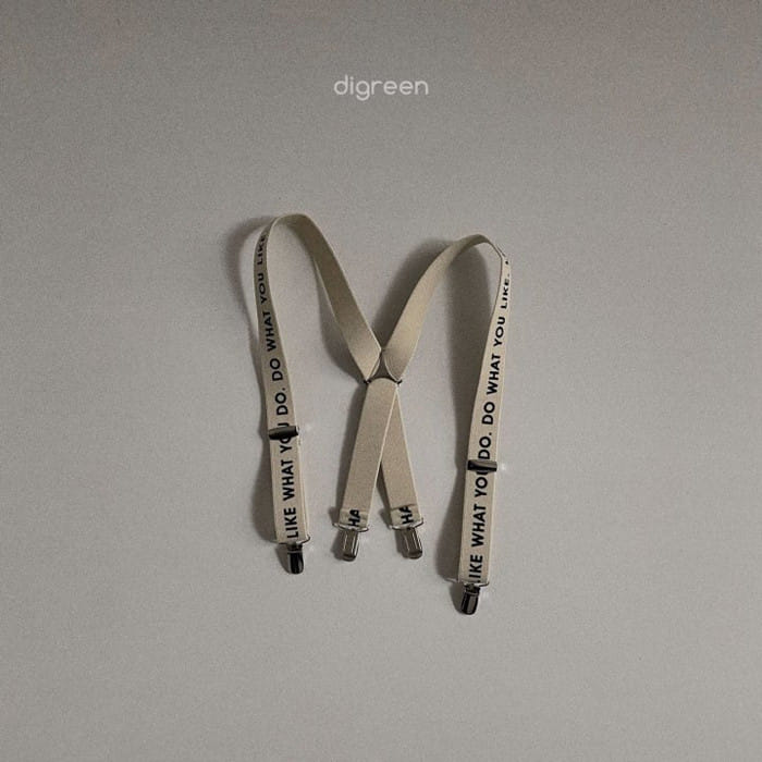 Digreen - Korean Children Fashion - #discoveringself - Lettering Suspenders - 2