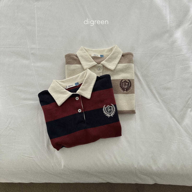 Digreen - Korean Children Fashion - #fashionkids - Rugby Tee - 5